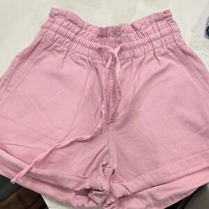 Love Tree High Waist Pink Shorts
